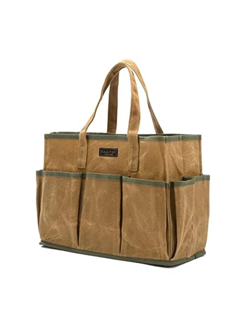 Waxed Canvas Tool Bag Heavy Duty Tool Organizer Utility Tote Electrician Bag
